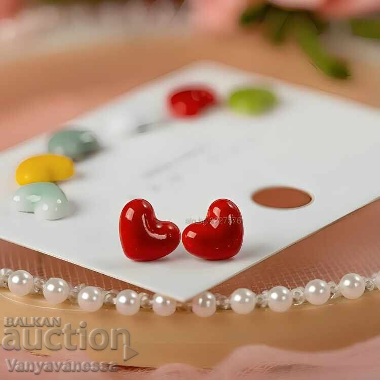 ❤️ 50% off! Earrings Magic and passion for loving hearts! with price 15.99 BGN | € 8.18