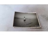 Φωτογραφία Νεσέμπαρ Αγόρι στην παραλία 1958