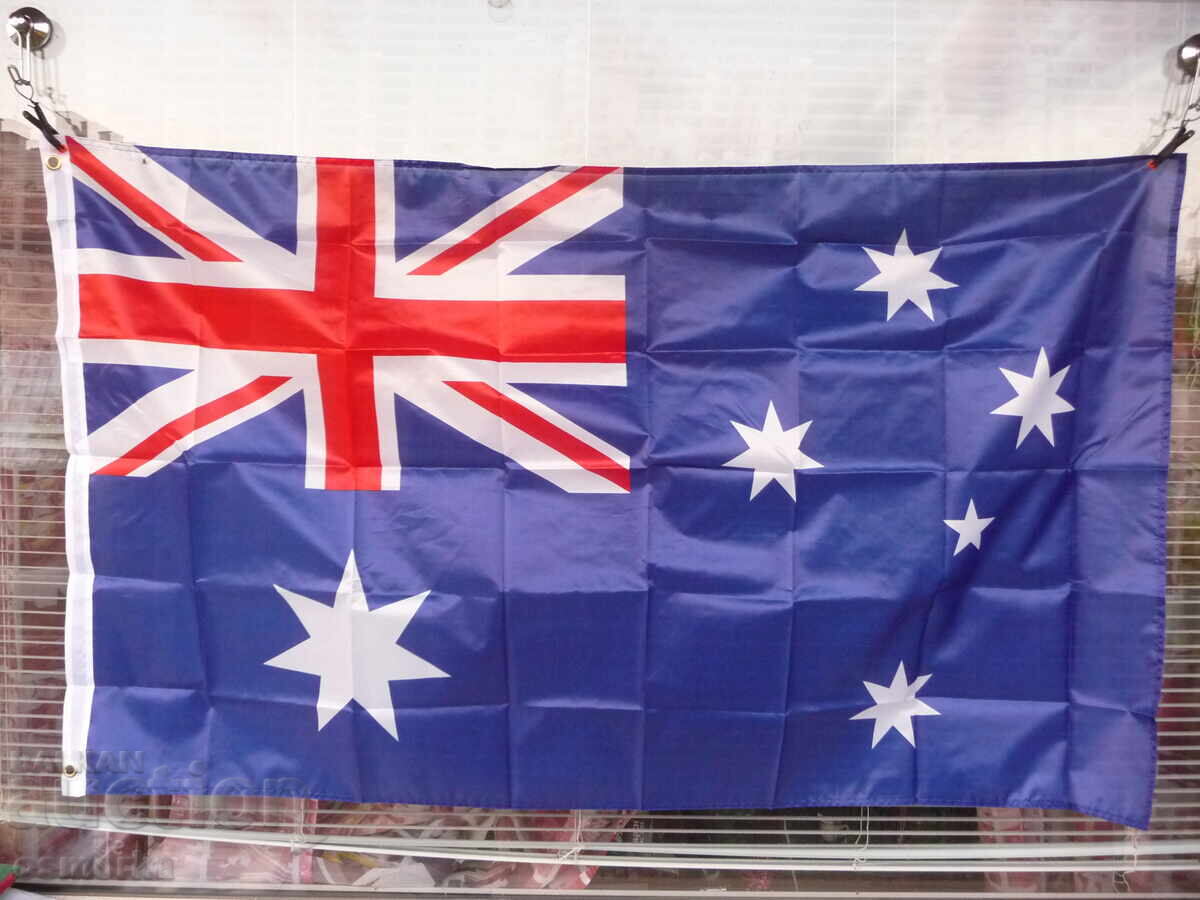 Australian Flag Sydney Continent Kangaroo Aboriginal Boomerang Rice