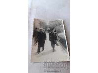 Photo Sofia Officer and man on a walk 1949
