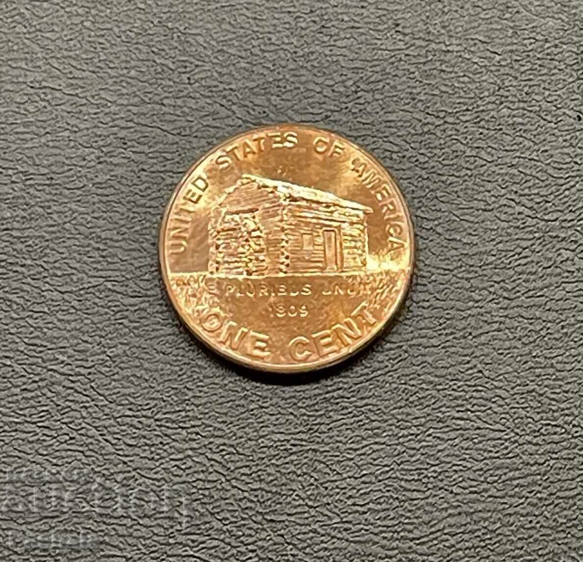 САЩ 1 цент 2009 г. САЩ 1 цент 2009 г.