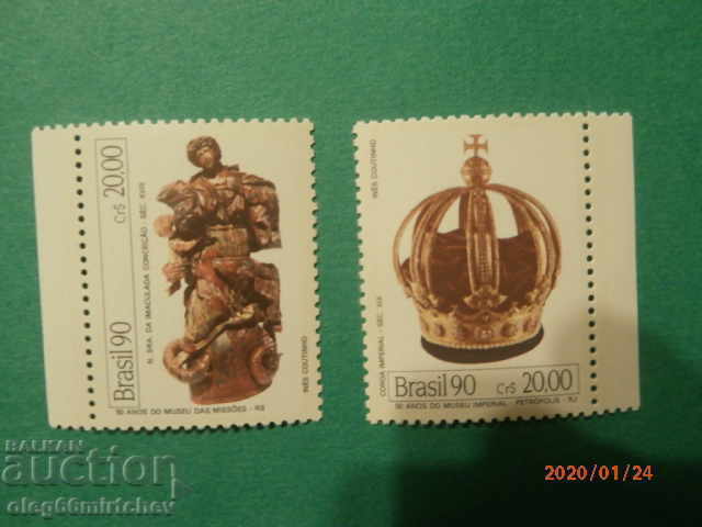 Бразилия 1990 г MI№ 2360/1 чисти Бразилия 1990 г MI№ 2360/1 чисти
