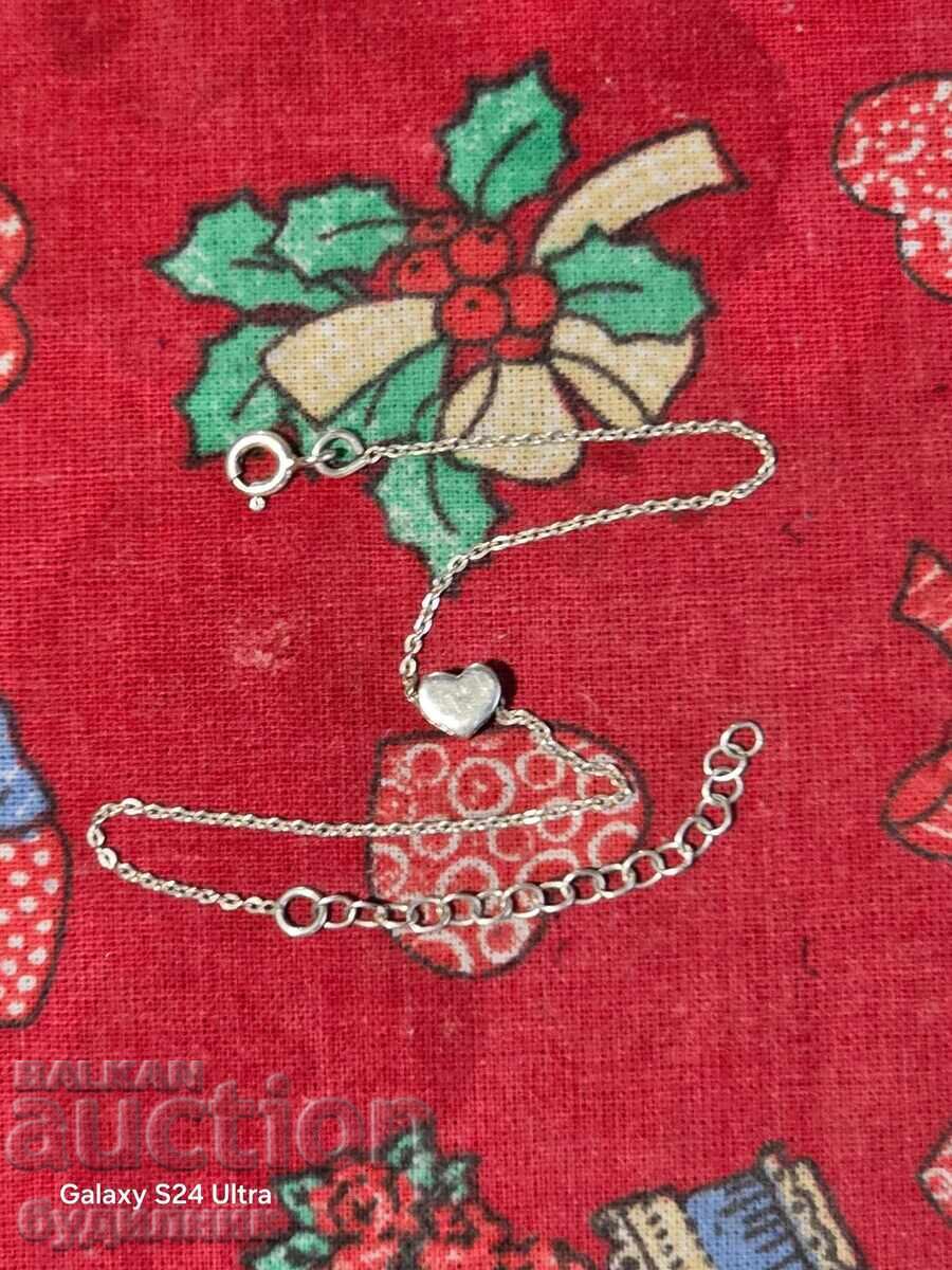 Ασημένιο βραχιόλι. Από 16 έως 20εκ. Βάζω πάνω από 100 Δημοπρασίες με τιμή 16.99 BGN | € 8.69 Ασημένιο βραχιόλι. Από 16 έως 20εκ. Βάζω πάνω από 100 Δημοπρασίες με τιμή 16.99 BGN | € 8.69