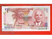 MALAWI - 1 Kwacha - issue 1992 - NEW UNC