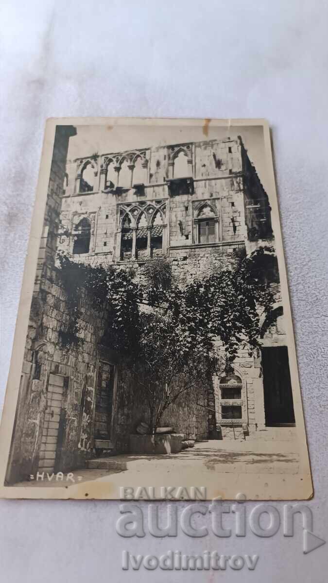 Postcard Hvar 1933 Postcard Hvar 1933