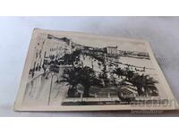 Postcard Split Obala and fountain 1936