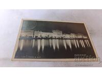 Cartolină poștală Split Obala u noći 1933