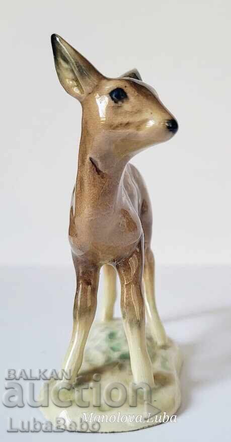 Πορσελάνινο ειδώλιο ελαφιού με σήμανση Western Germany με τιμή 50.00 BGN | € 25.56