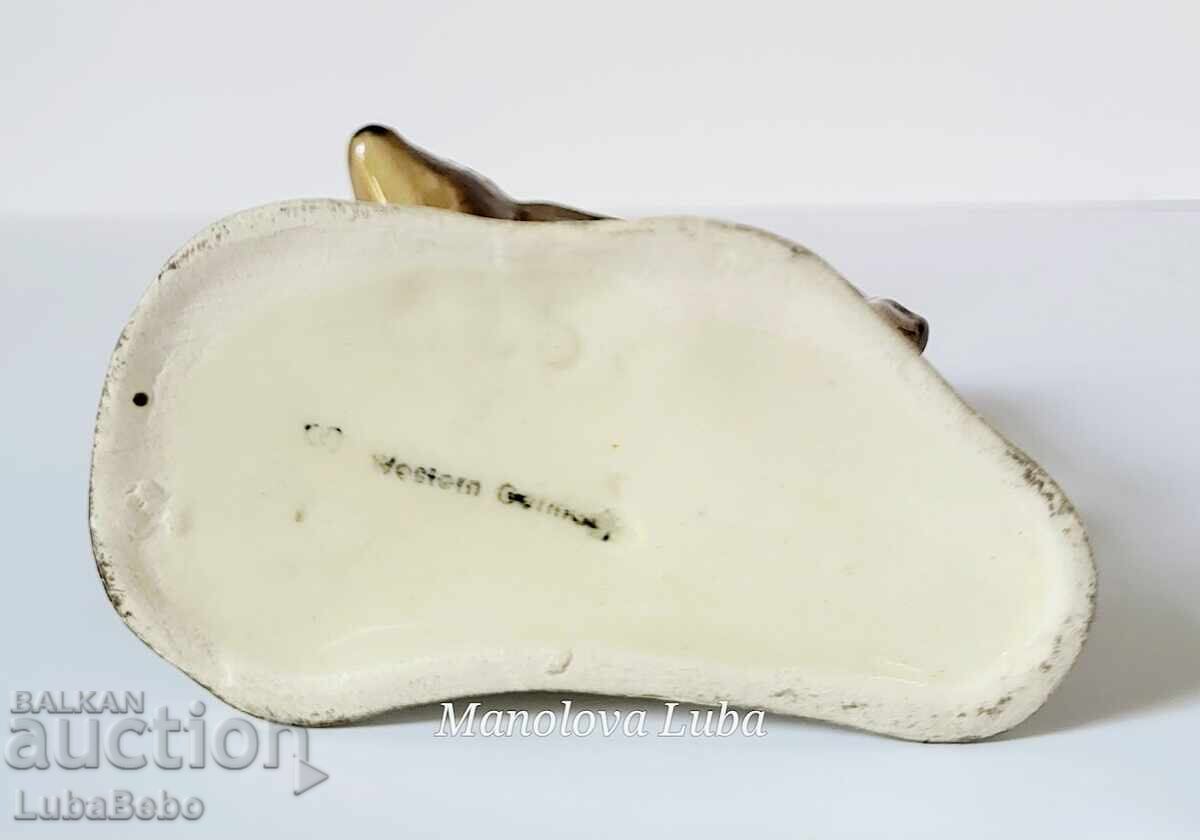 Πορσελάνινο ειδώλιο ελαφιού με σήμανση Western Germany - 6