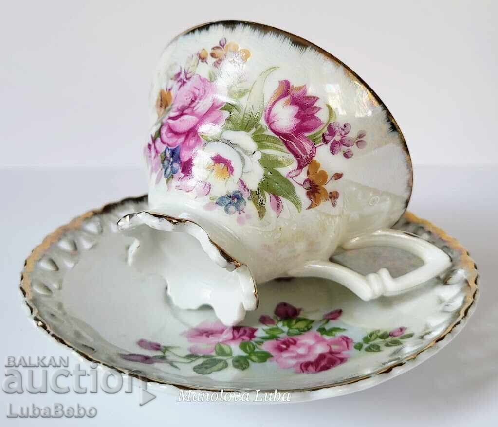 Πορσελάνινο φλιτζάνι με πιατάκι Roberts Company of San Francisco με τιμή 80.00 BGN | € 40.90