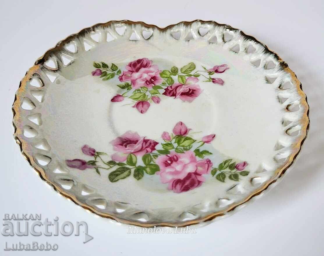 Παράδοση Πορσελάνινο φλιτζάνι με πιατάκι Roberts Company of San Francisco