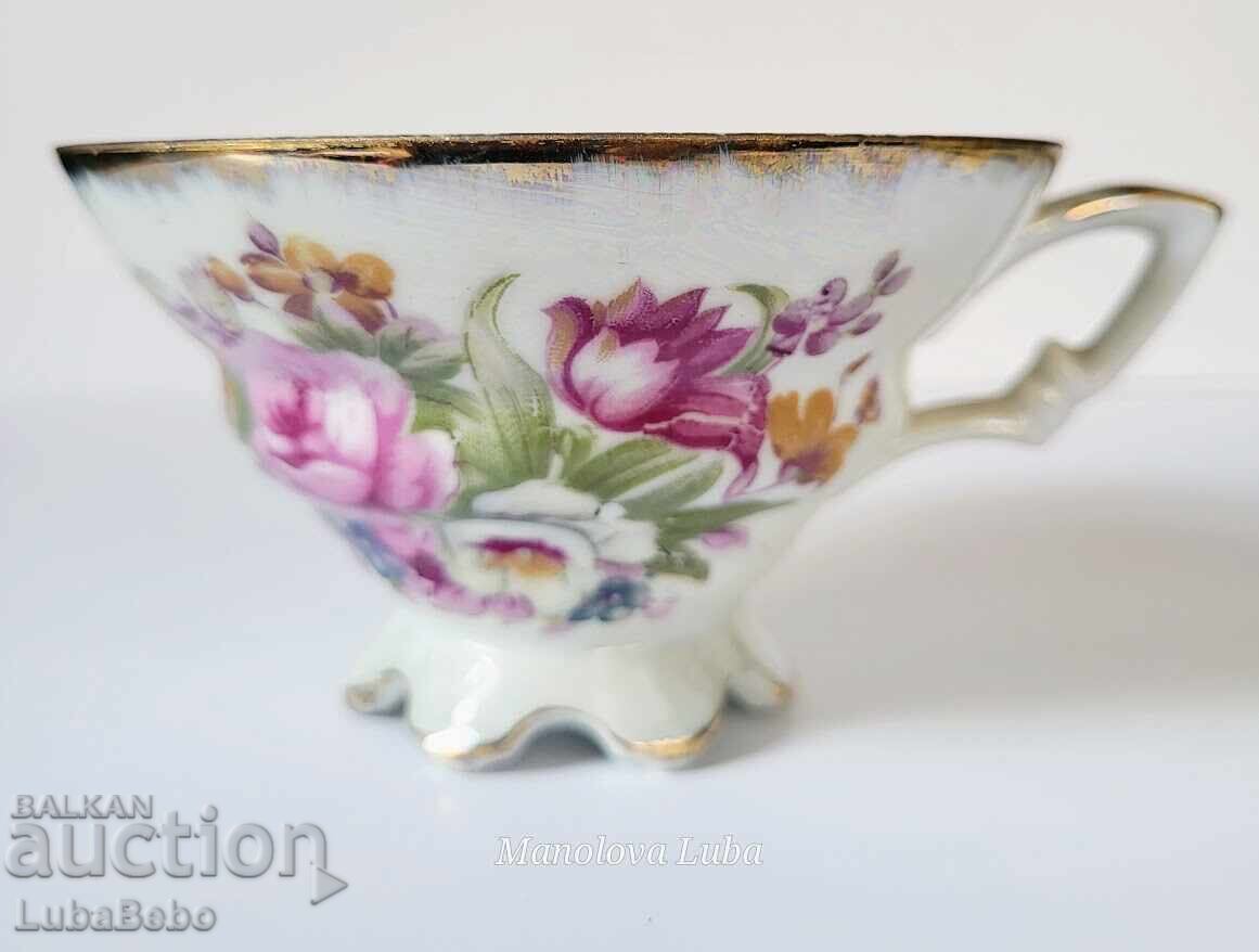 Πορσελάνινο φλιτζάνι με πιατάκι Roberts Company of San Francisco - 6