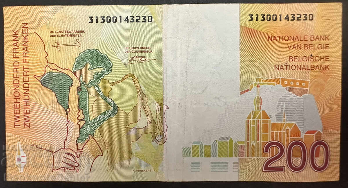 Belgia 200 Franci 1995 Pick 148 Ref 3230 cu preț 18.00 BGN | € 9.20