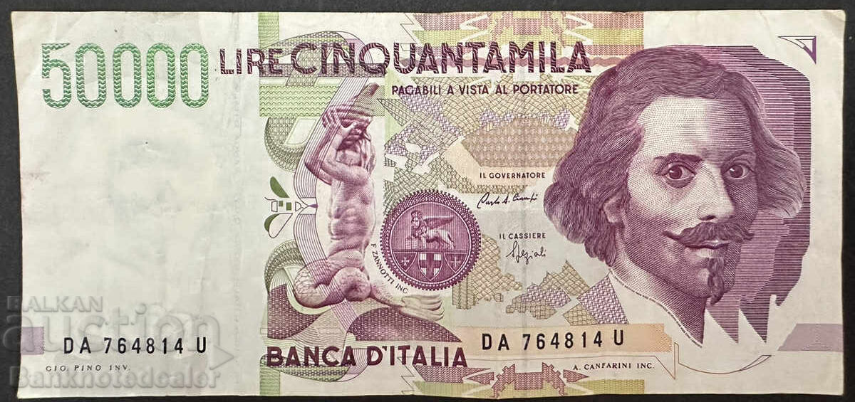 Italy 50000 lire 1992 Pick 116 Ref 4814 Italy 50000 lire 1992 Pick 116 Ref 4814