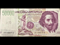Italia 50000 lire 1992 Pick 116 Ref 8810
