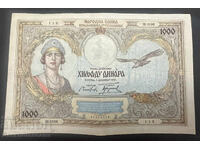 Yugoslavia 1000 Dinara 1931 PICK 29 Ref 2112