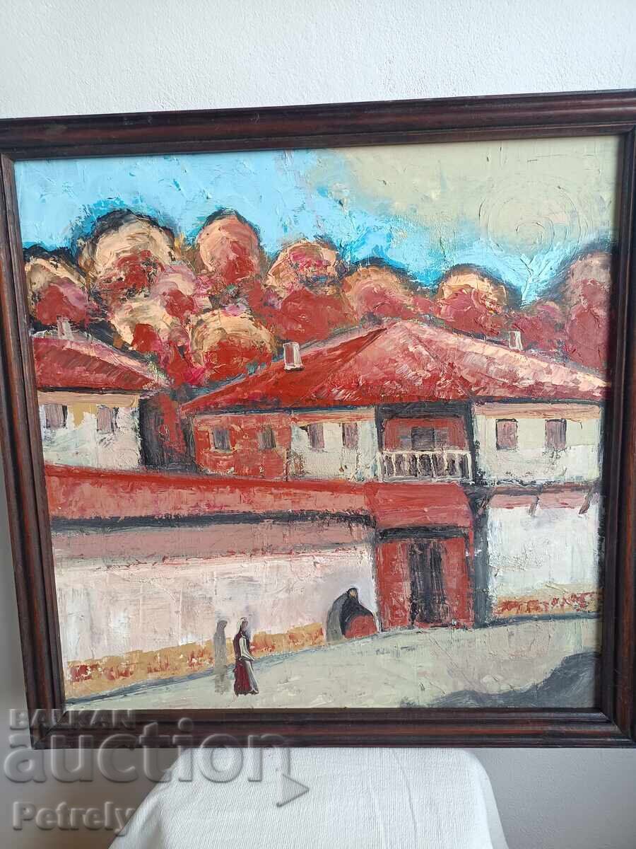 Μεγάλη ελαιογραφία με τιμή 220.00 BGN | € 112.48 Μεγάλη ελαιογραφία με τιμή 220.00 BGN | € 112.48