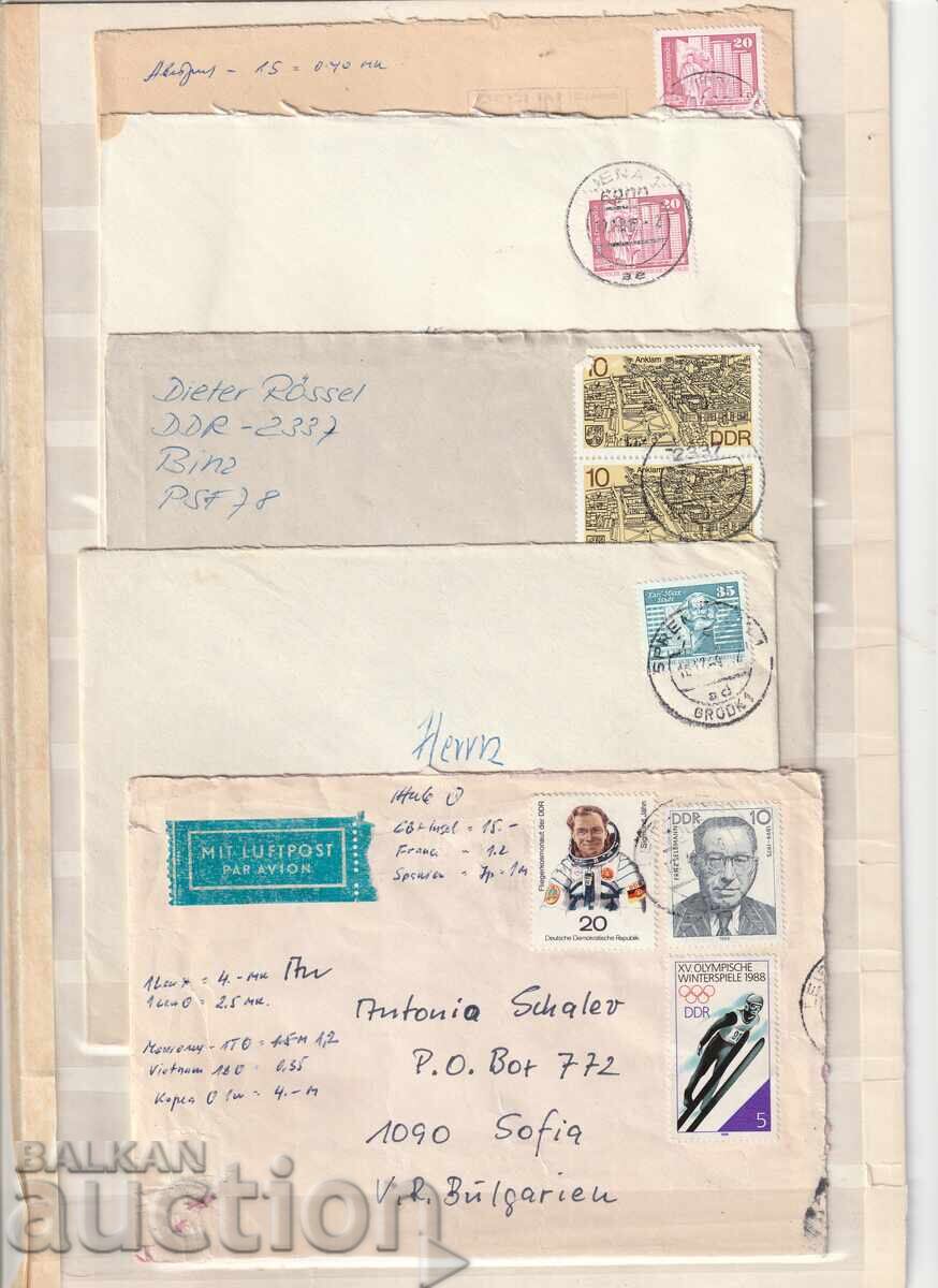 GDR - χρησιμοποιημένα γραμματόσημα 5 τμχ GDR - χρησιμοποιημένα γραμματόσημα 5 τμχ