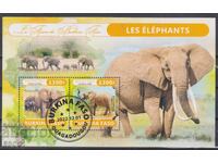 Stamped Fauna Elephants 2022 from Burkina Faso