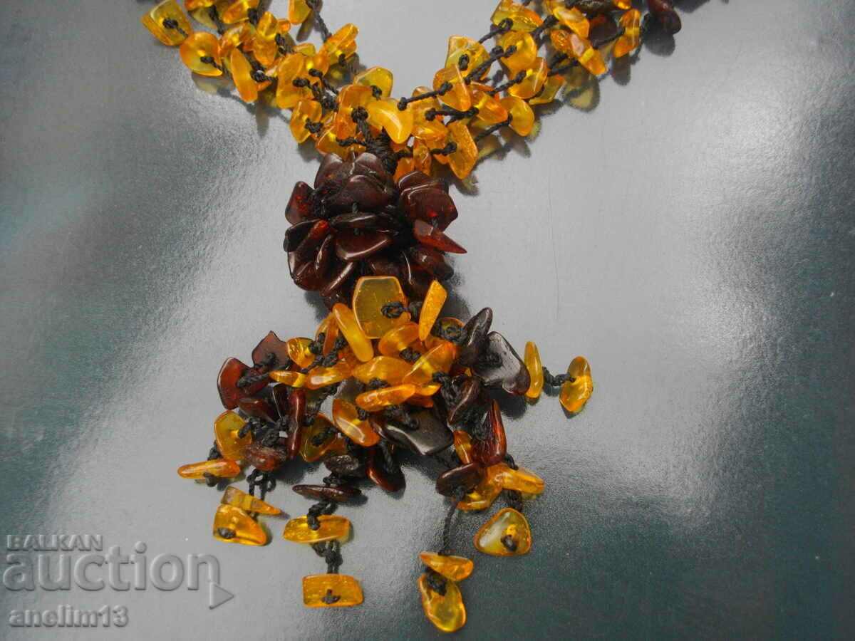 NECKLACE NATURAL BALTIC AMBER with price 135.00 BGN | € 69.02