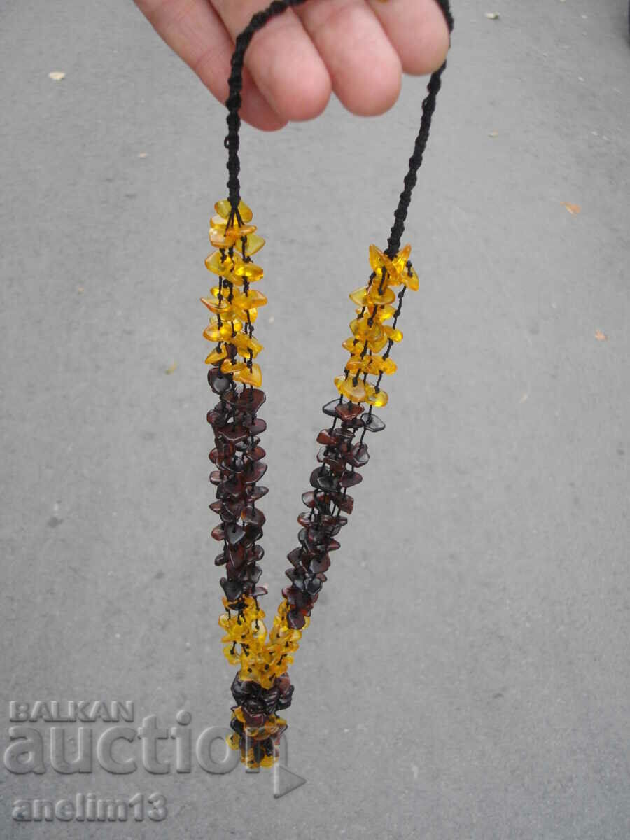 NECKLACE NATURAL BALTIC AMBER - 6