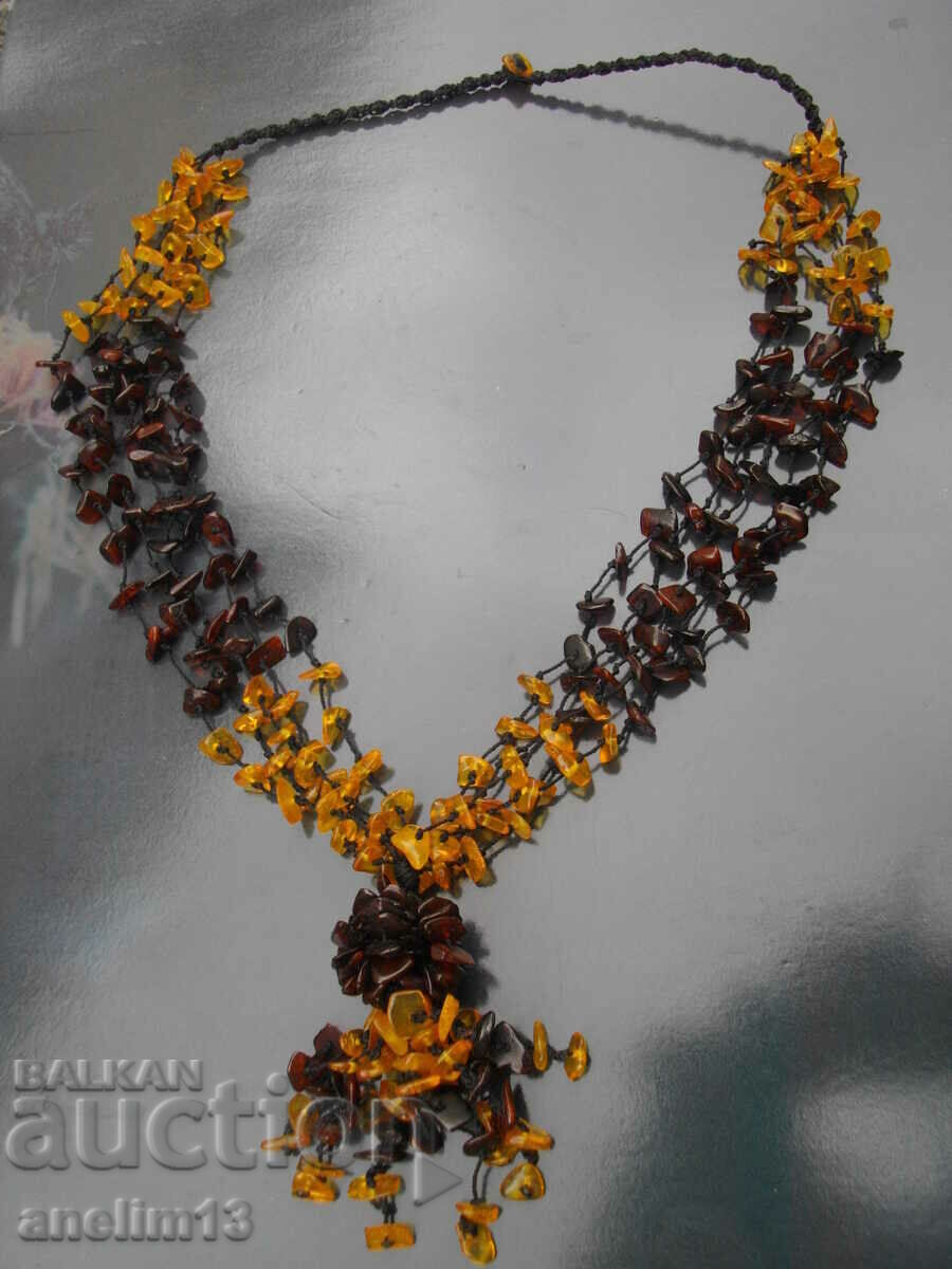 NECKLACE NATURAL BALTIC AMBER