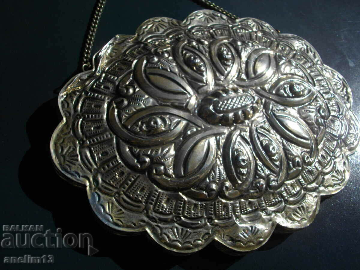 Доставка на СТАРО СРЕБЪРНО ОГЛЕДАЛО ЗА СТЕНА СРЕБРО 900