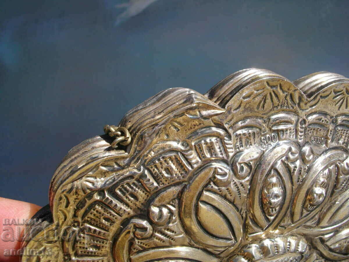 СТАРО СРЕБЪРНО ОГЛЕДАЛО ЗА СТЕНА СРЕБРО 900 - 5