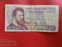 БЕЛГИЯ BELGIUM 100 Франка емисия issue 1970