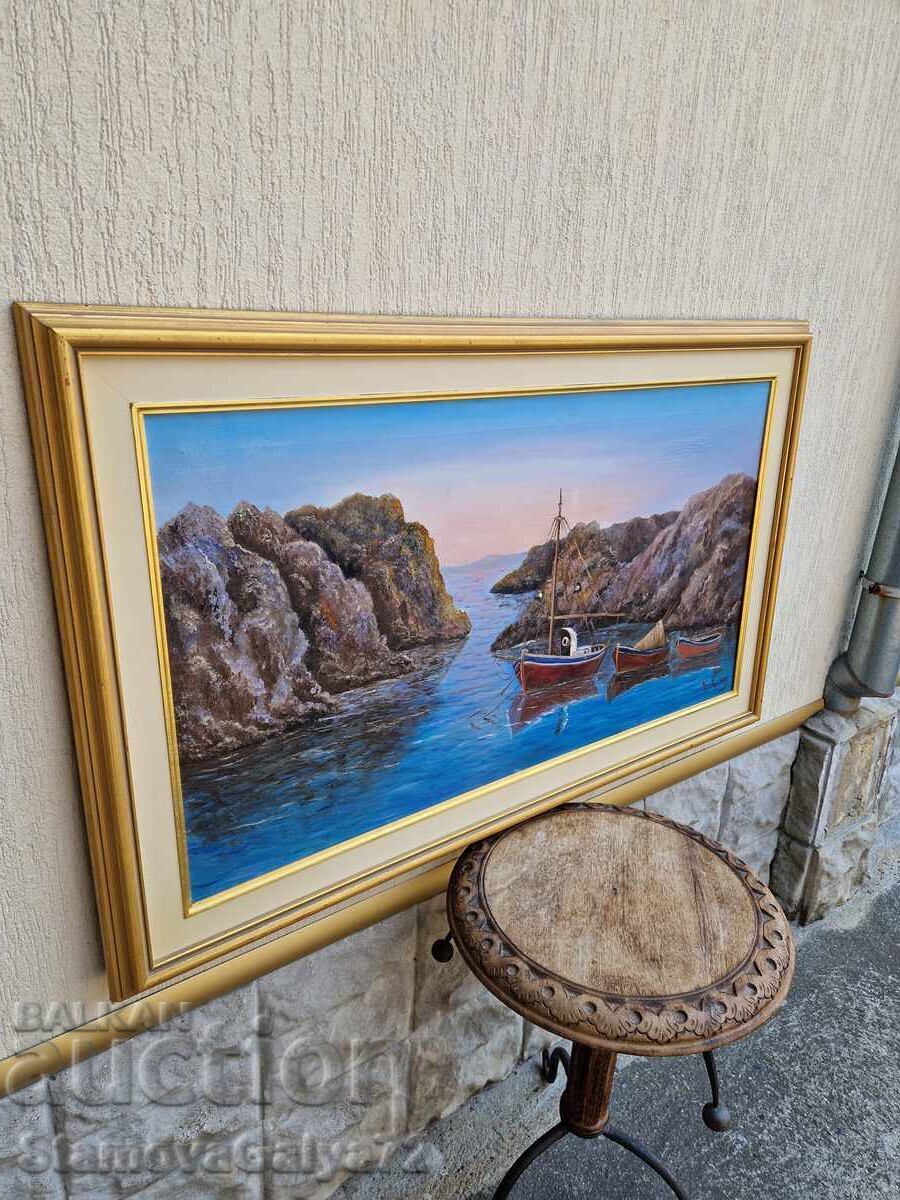 Παράδοση Μαεστρική μεγάλη ζωγραφική, αυθεντικό λάδι σε καμβά