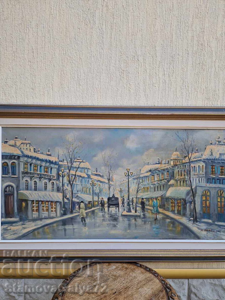 Licitație Mare pictură foarte frumoasă, ulei pe pânză Licitație Mare pictură foarte frumoasă, ulei pe pânză