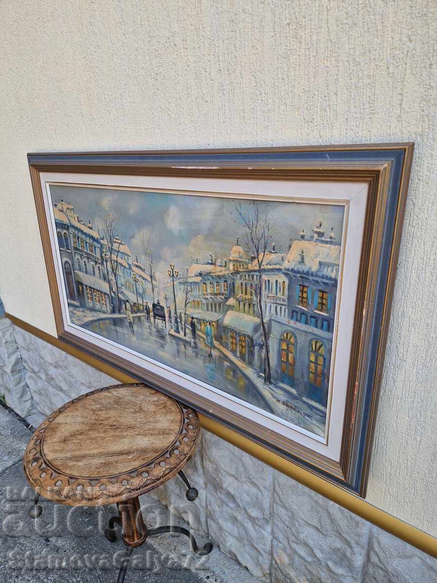 Mare pictură foarte frumoasă, ulei pe pânză - 7 Mare pictură foarte frumoasă, ulei pe pânză - 7