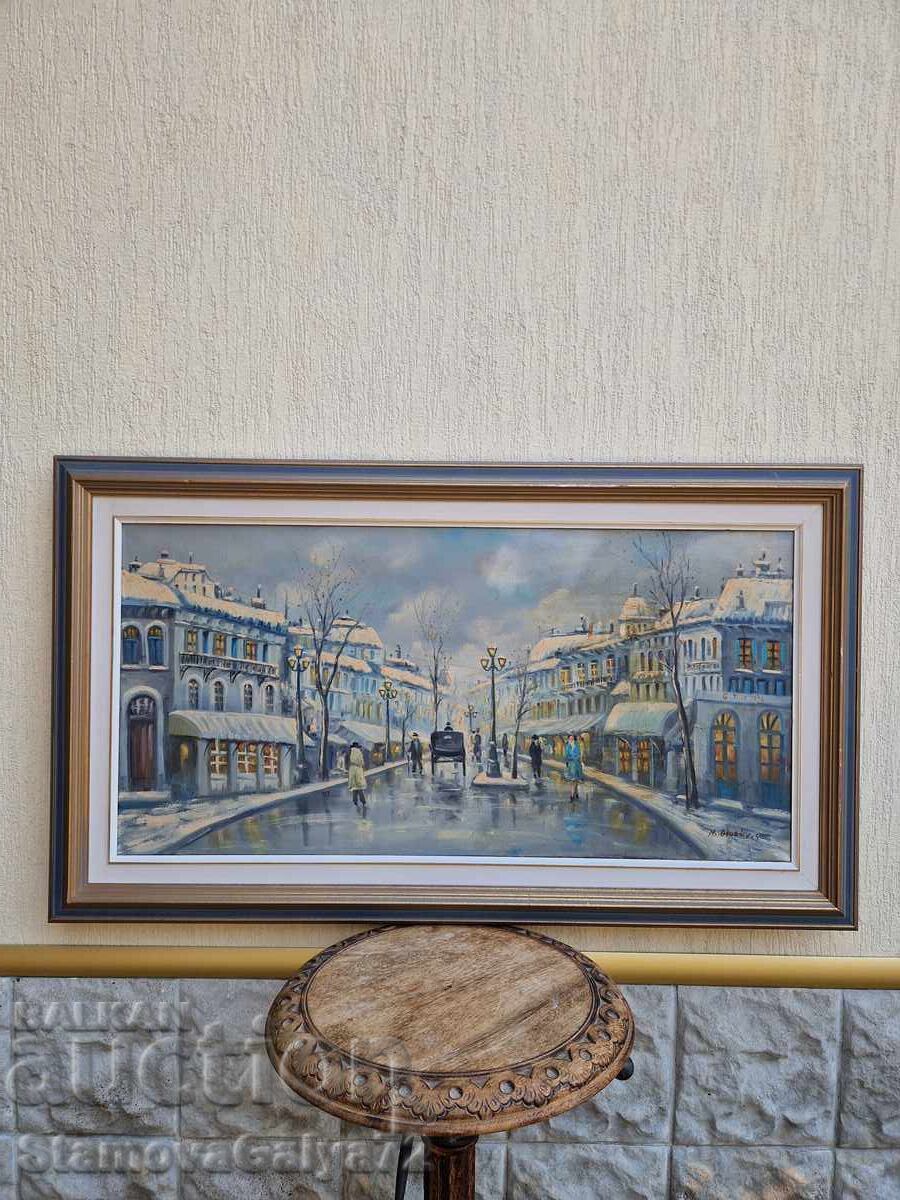 Mare pictură foarte frumoasă, ulei pe pânză Mare pictură foarte frumoasă, ulei pe pânză