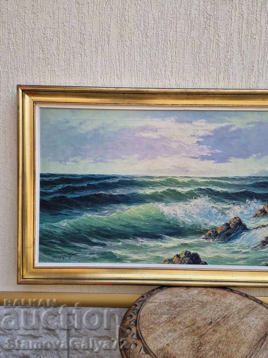 Beautiful large original oil painting on canvas - 5