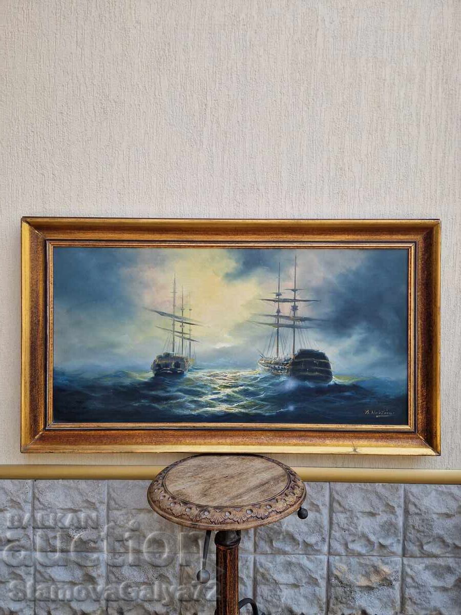 Top unică, enormă, de maestru, pictură ulei pe pânză cu preț € 249.51 | 488.00 BGN Top unică, enormă, de maestru, pictură ulei pe pânză cu preț € 249.51 | 488.00 BGN