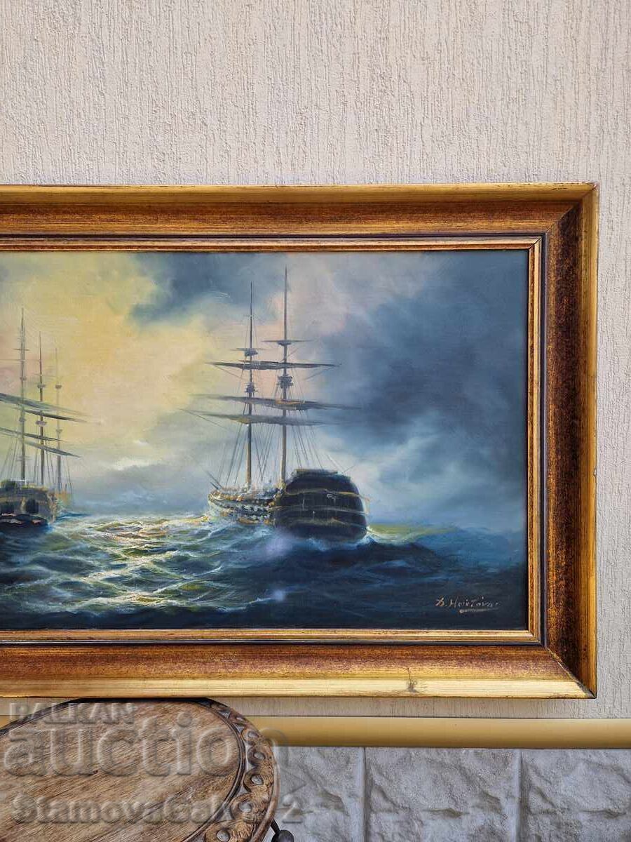 Livrarea Top unică, enormă, de maestru, pictură ulei pe pânză Livrarea Top unică, enormă, de maestru, pictură ulei pe pânză