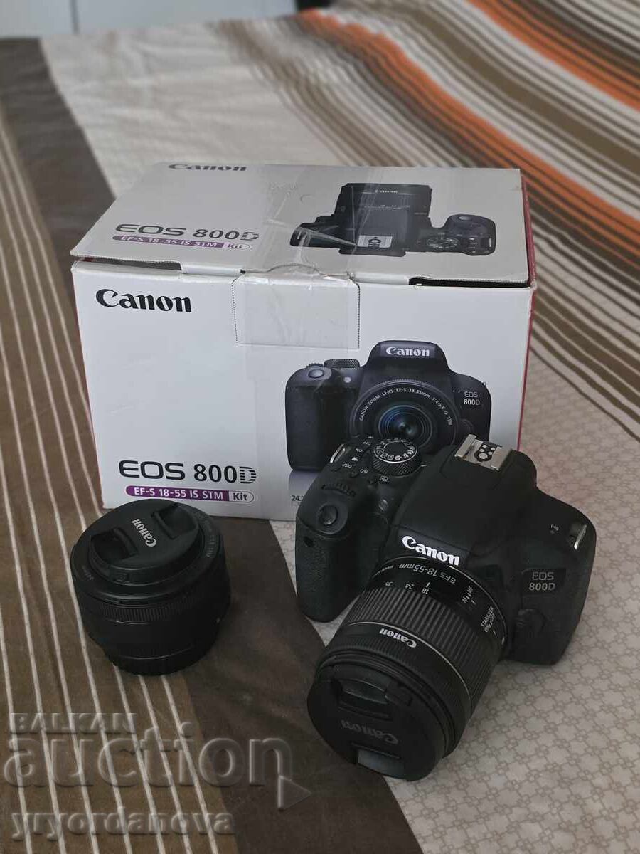 Canon EOS 800D + 2 Lenses Canon EOS 800D + 2 Lenses