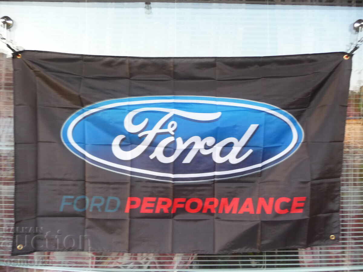 Σημαία Ford Performance, έμβλημα Ford, για φίλους της Ford, μάρκα