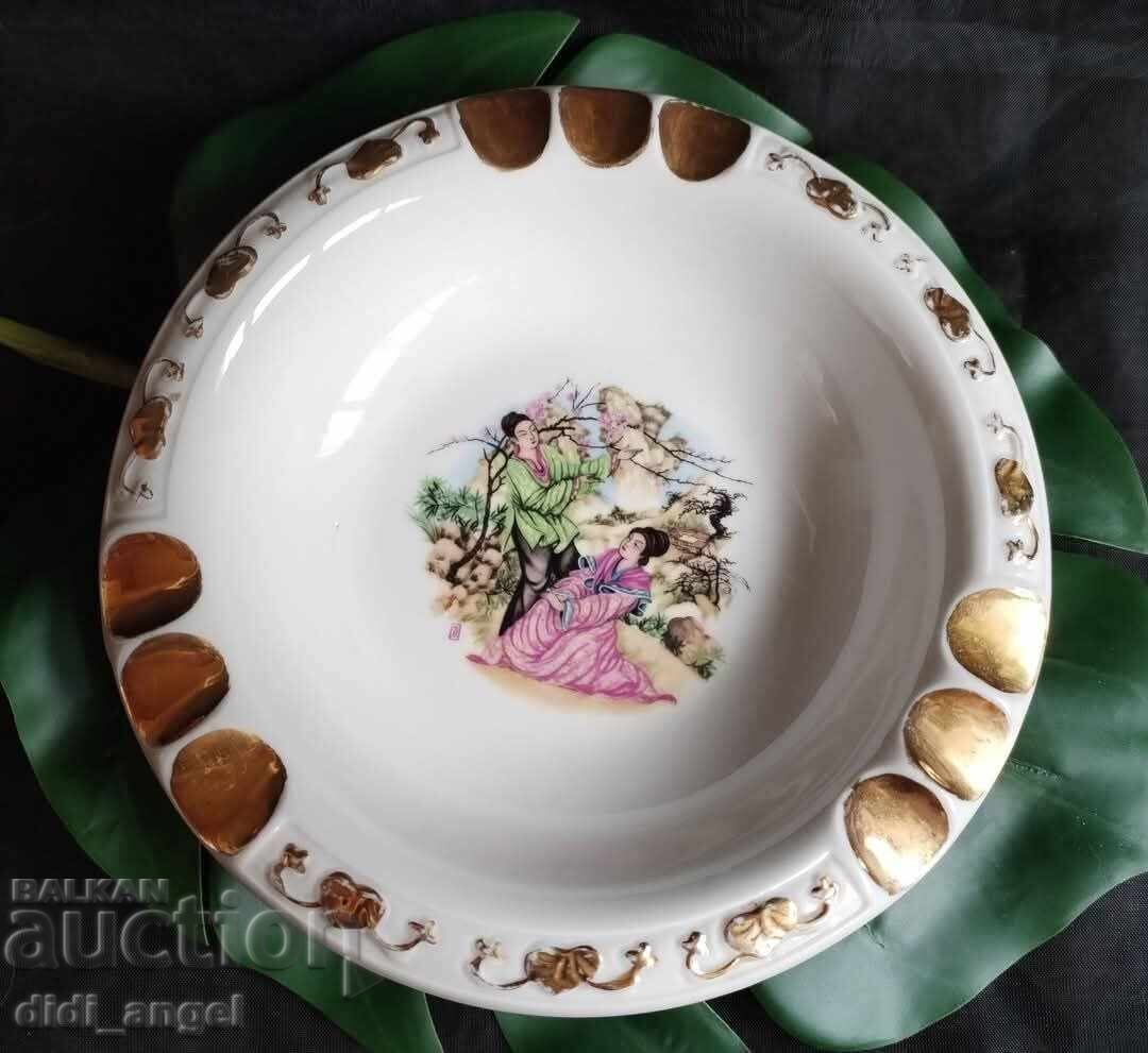 Porcelain ashtray, Czechoslovakia Porcelain ashtray, Czechoslovakia