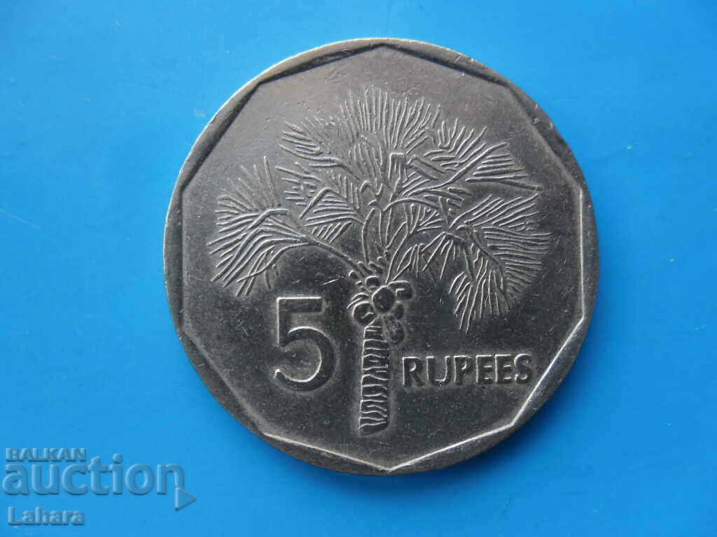 5 Rupees 2000 Republic of Seychelles 5 Rupees 2000 Republic of Seychelles