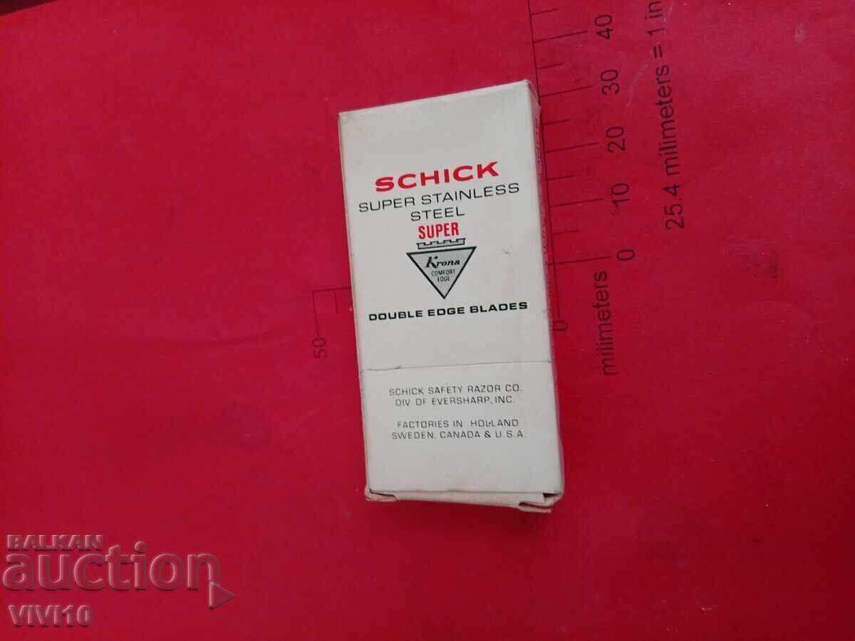 Schick Razor Blades, 10 pcs, Unopened with price 20.00 BGN | € 10.23