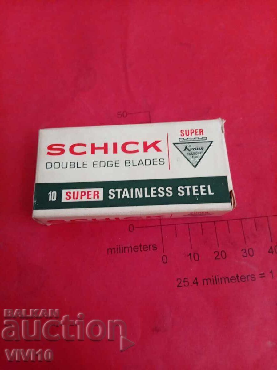 Schick Razor Blades, 10 pcs, Unopened