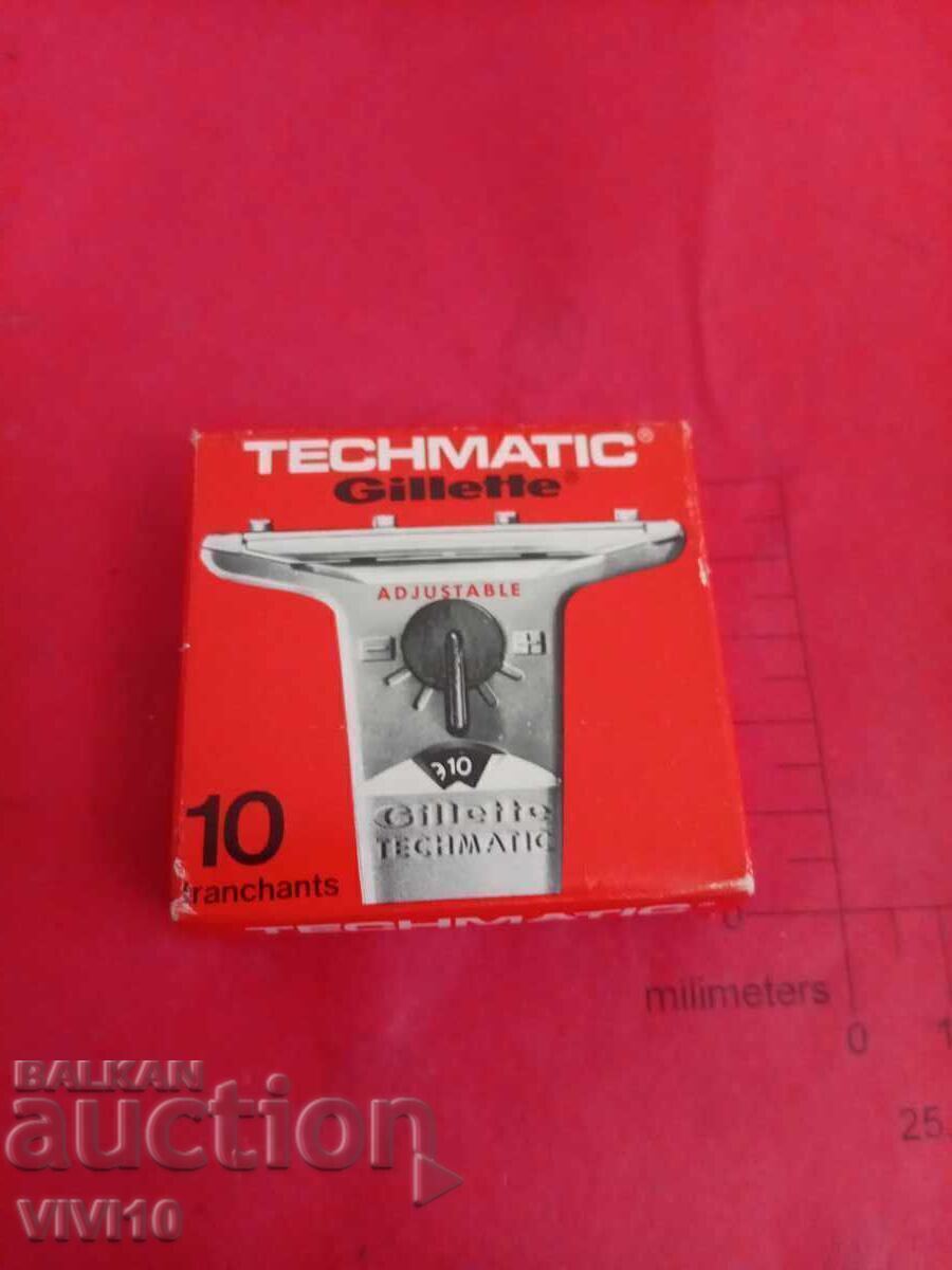 Ostrieta za brŭσσιμο Gillette 10 τμχ, ανοιγμένα Ostrieta za brŭσσιμο Gillette 10 τμχ, ανοιγμένα