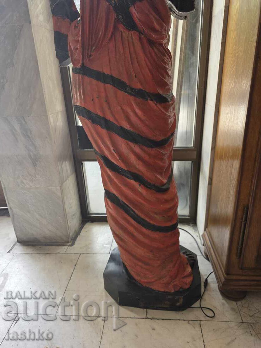 Бронзова статуя лампа - 7