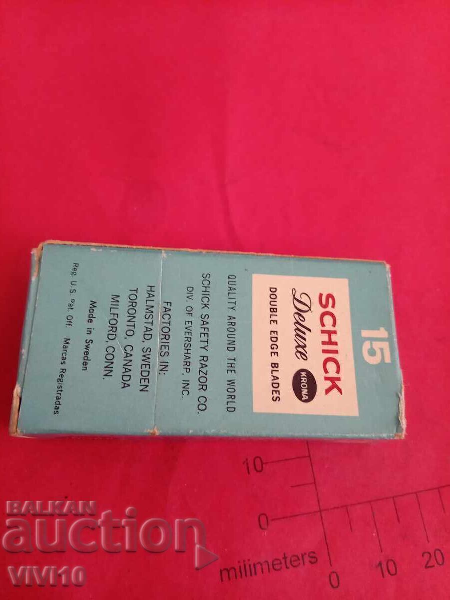 Lame de ras Schick, 15 buc, nedeschise cu preț € 7.00 | 13.69 BGN