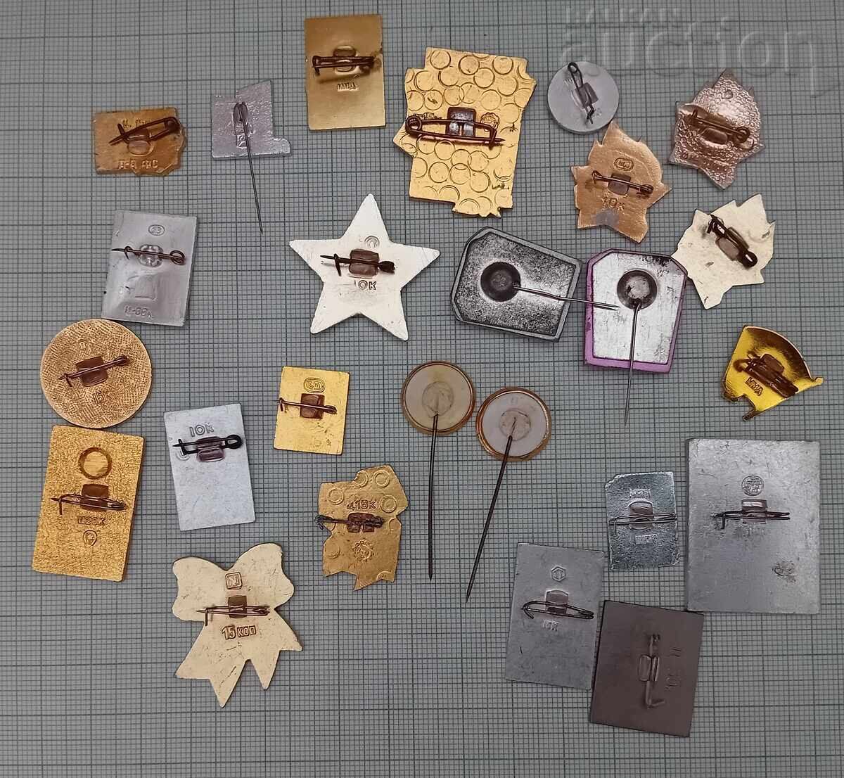 Delivery of LENIN 25 BADGES LOT Delivery of LENIN 25 BADGES LOT