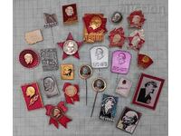 LENIN 25 BADGES LOT