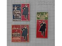 LENIN 3 BADGES LOT