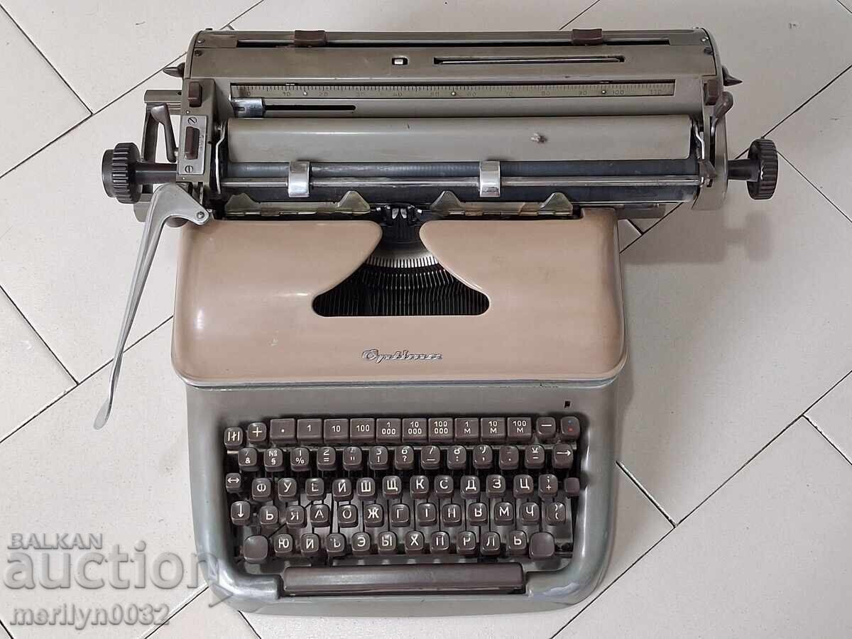 Mașină de scris veche "OPTIMA"