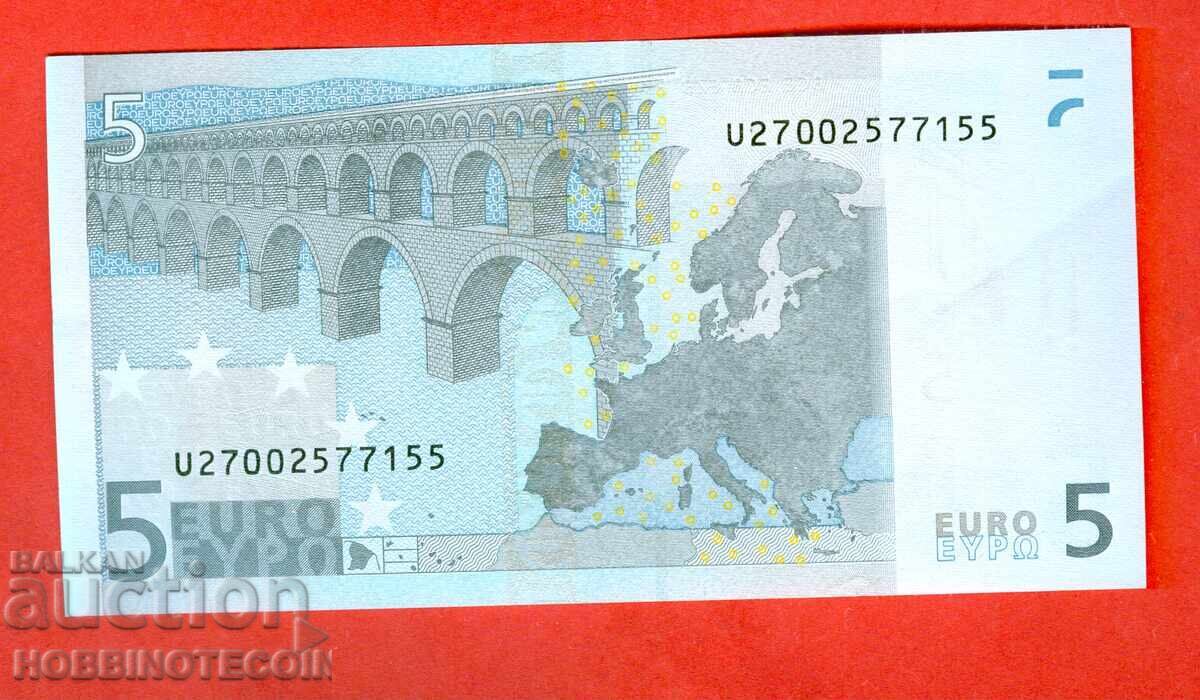 ЕВРОПА EUROPA 5 Евро емисия issue 2002 - U